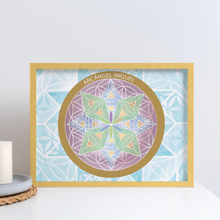 Cargar imagen en el visor de la galería, Cuadros 21.5X28 cm Geometrías de los Arcángeles