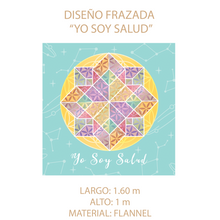 Cargar imagen en el visor de la galería, Frazadas Armonizadora "Yo Soy Salud"